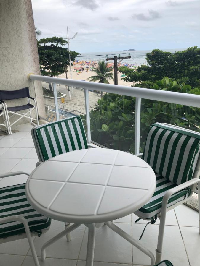 Apto Enorme Pe Na Areia, Vista Linda C/ Academia E Sauna Guarujá Exterior foto